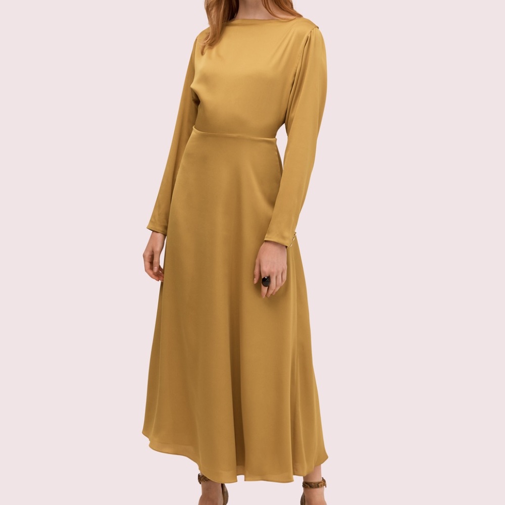 NWOT Kate Spade New York Twist Back Midi Dress